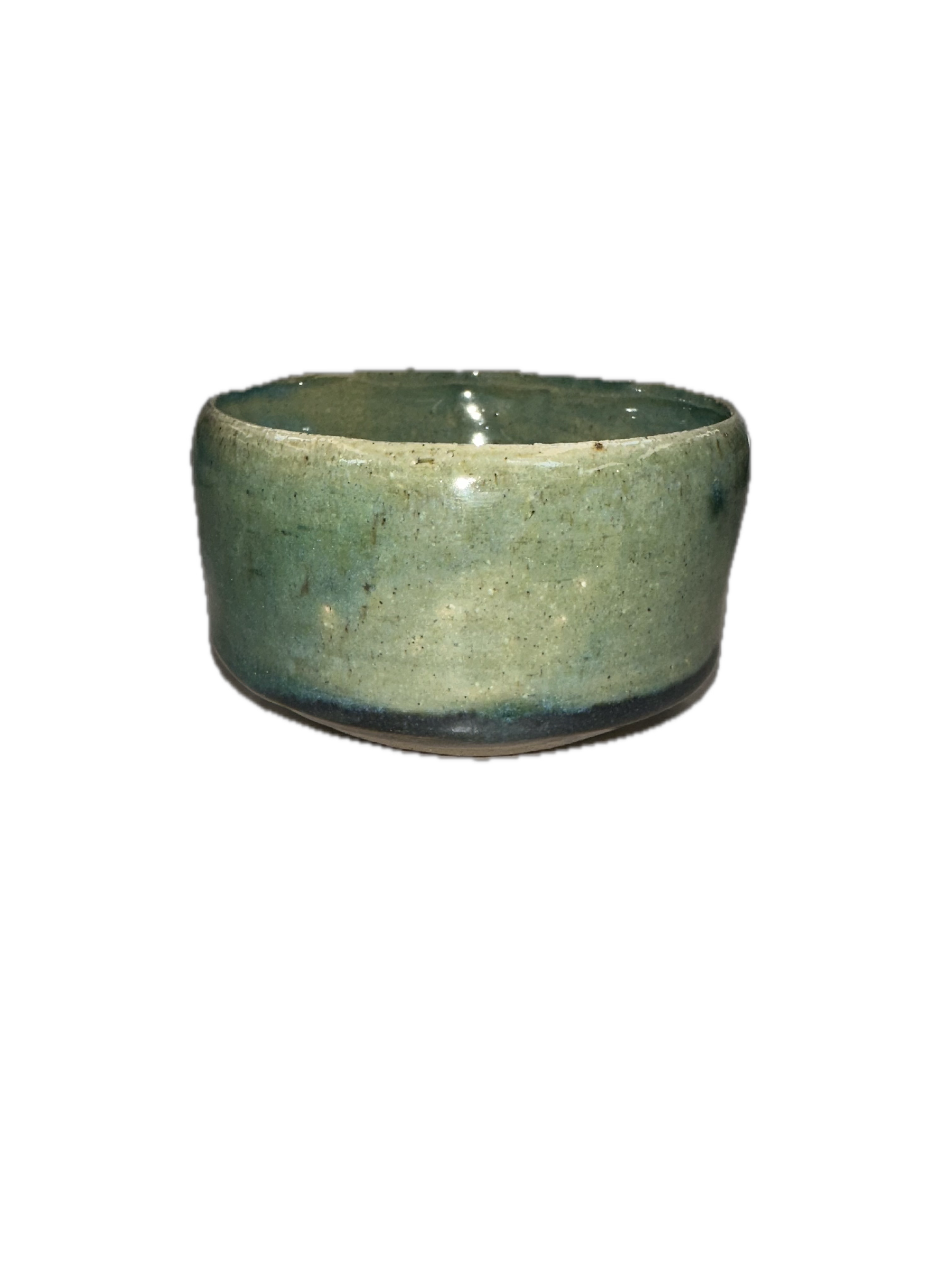 Green celadon tea bowl